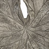 Lotus Leaf Wall Tiles (Set of 3) - Silver, Black