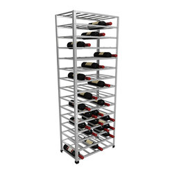 90 Bottle Metal Wine Rack (6 wide x 15 high) - Wine Racks