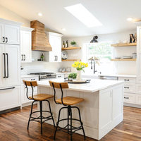 Castlewood Rustic Shiplap Chimney Range Hood - Brown, 30" (31" W/Trim), No Ventilator or Liner