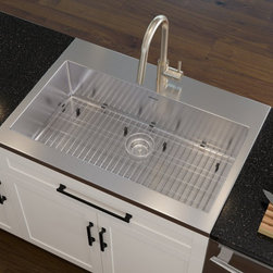36in Farmhouse Kitchen Sink (including bottom grid) - Kitchen Sinks