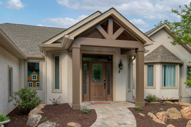 Entryway - craftsman entryway idea in Other