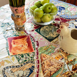 Mosaic Table - Mixed Media Art