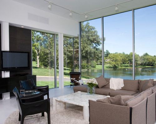 Modern Kansas City Living Room Design Ideas, Remodels & Photos | Houzz