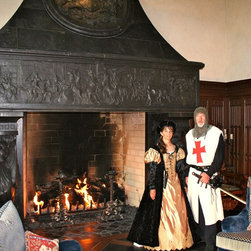Custom Carved Stone Fireplaces - Products