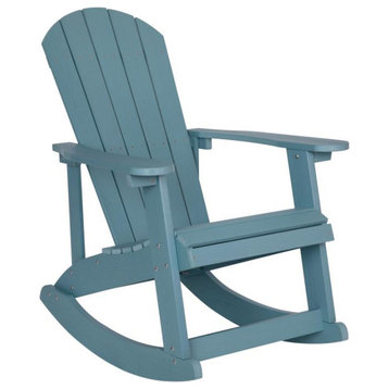 Flash Furniture Savannah Sea Foam Resin Rocking Chair Jj-C14705-Sfm-Gg