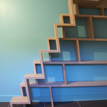 Ensemble Lit mezzanine avec armoire et bureau