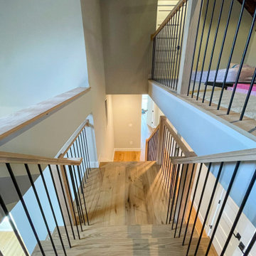 Project #102 | Craftsman-Style Staircase in Farmhouse