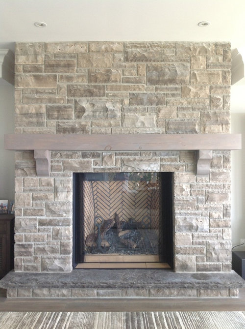 Need help styling my giant fireplace!