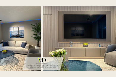 Example of a living room design in Miami