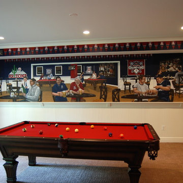 University of Arizona Sports Bar themed Mural by Tom Taylor of Wow Effects