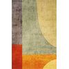 New Wave Area Rug, Rectangle, Multi Color, 3'6"x5'6"