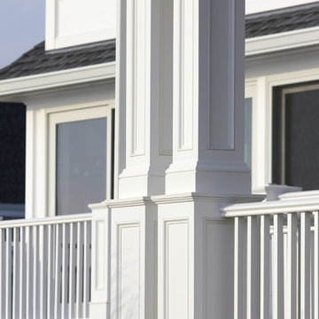 Recessed PVC Column Wraps