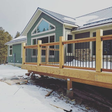 Maibec EM+ Wood Siding, Cedar Shakes, Deck Railing