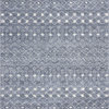 Irene Shag Geometric Dark Gray/Cream Rectangle Area Rug, 5'x7'