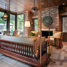 swing chairs and couch