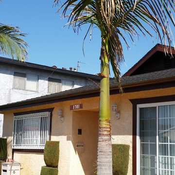5 inch K-Style Gutters in Rustic Copper Aluminum, South Los Angeles