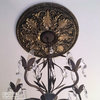 18"OD x 1 1/4"P Raymond Ceiling Medallion, Fits Canopies up to 5 3/8"