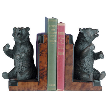 Sitting Bear Bookends