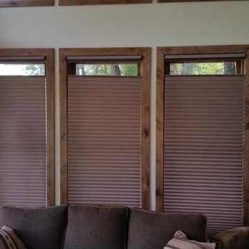 Installed Hunter Douglas -Cellular Shades