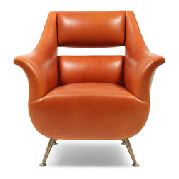 Waldorf Chair in Orange - Armchairs & Accent Chairs
