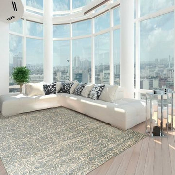 Luminance Cobalt Viscose Rug