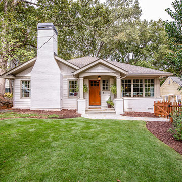A Special Front addition to an Atlanta Cottage adds curb appeal