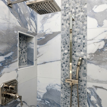 Bold Blue Primary Bath