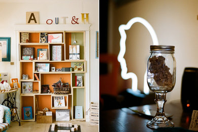Inspiration for an eclectic living room remodel in Boise
