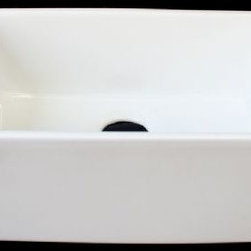Alfi 23" Smooth Fireclay Farm Sink 16-1/8'' L x 23-3/8'' W x 8'' D - AB503 - Kitchen Sinks