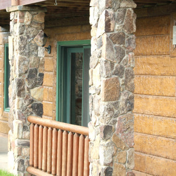 Concrete Log Siding Homes