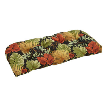 tropical outdoor bench cushions