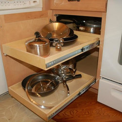 Pull Out Shelves - Blind Corner Solution - Kitchen Products