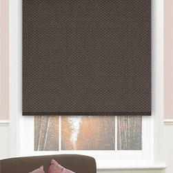 Blinds.com Premier Decorative Roller Shades in Palm Earthen - Roller Shades