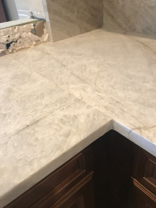 Installation of Taj Mahal quartz