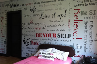 Trendy bedroom photo in Other