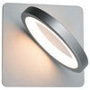 Tania 6" Rotative Integrated LED Wall Sconce, Silver