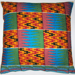 African  wax print pillow covers - Decorative Pillows