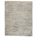 Jaipur Living - Barclay Butera by Jaipur Living Retreat Handmade Abstract Gray Rug, 8'x10' - The Malibu collection by Barclay Butera finds inspiration in the eclectic and global style of its namesake. The hand-loomed Retreat rug showcases a modern abstract design with rich, textural patterning in a serene colorway. Crafted of a soft and inviting blend of wool and luxurious viscose, this charcoal gray, taupe, and ivory rug grounds rooms with a relaxed, perfectly chic vibe.