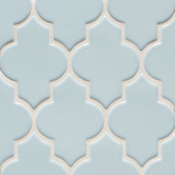 Vibe Ashbury Mosiac Field in Powder Blue - Wall And Floor Tile