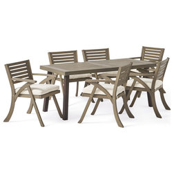 Transitional Outdoor Dining Sets by GDFStudio
