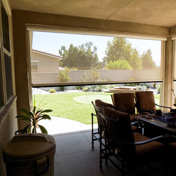 California Room Motorized Power Screens in San Bernardino County, California