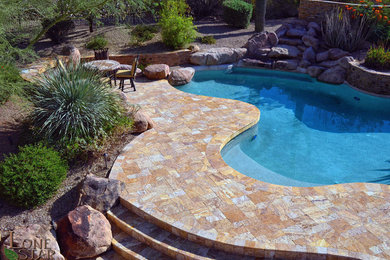 Example of a classic pool design in Phoenix