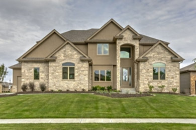 Traditional exterior in Omaha.