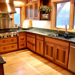 Reclaimed Douglas fir Kitchen Cabinetry - Kitchen Cabinetry