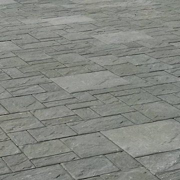 Paver Patio, Walk, Steps, and Sitting Wall Installation