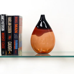 Heron Floating Glass Shelf Kit - Display And Wall Shelves 