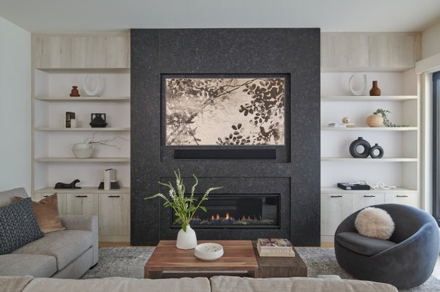 Contemporary Living Room by Diana Bastone Designs