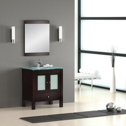 30" Contemporary Bathroom Vanity - Bathroom Vanities And Sink Consoles