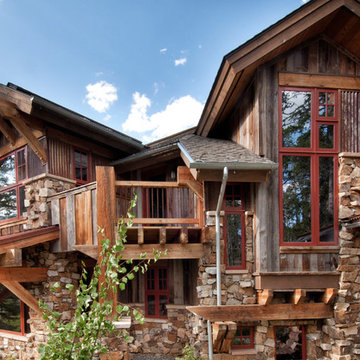 TW salty fir timber home in Colorado