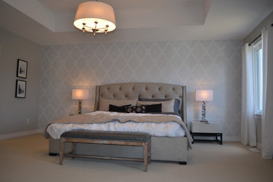 Minimalist bedroom photo in Ottawa